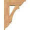 Ekena Millwork Imperial Traditional Smooth Bracket w/ Offset Brace, Western Red Cedar, 7 1/2"W x 22"D x 30"H BKT0806X22X30IMP01SWR - alternate 2